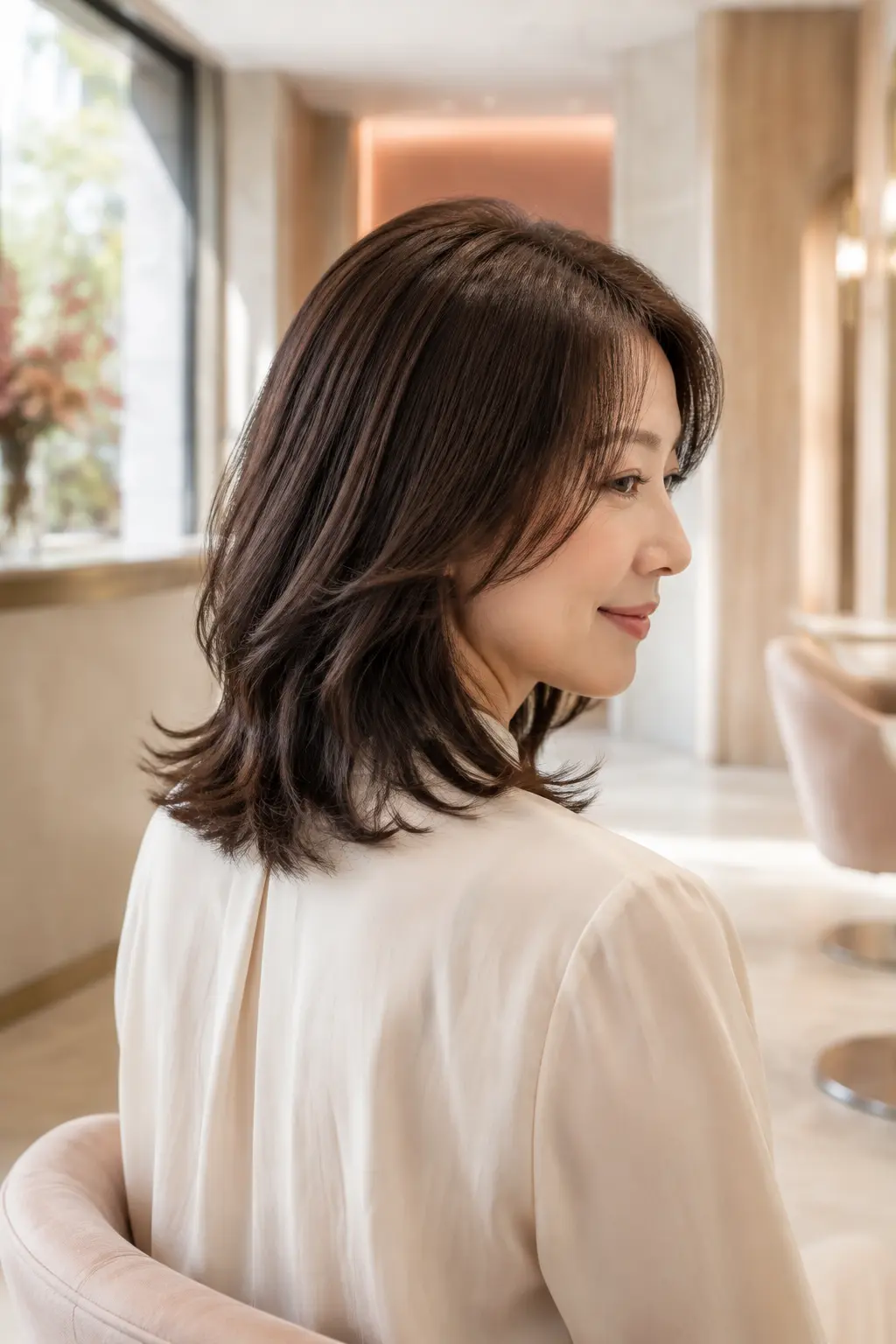 艶のあるレイヤーヘアスタイルのイメージ